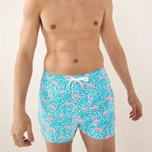 NWT Chubbies The Domingos Are Flamingos 4” Classic Swim Trunk Size XXXL